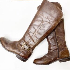 Marc Fisher Aysha Leather Tall Riding Boots